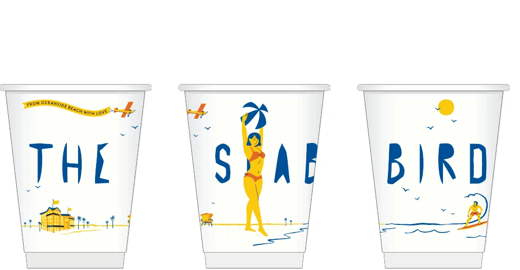 Custom paper coffee cup custom-design studio example
