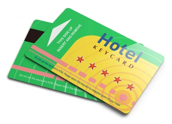 Custom printed RFID key card custom-design studio example